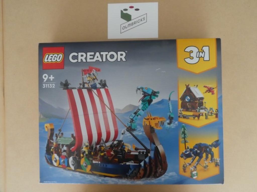 LEGO Creator 3in1 31132 Vinking en de Midgaardslang, Lego, Hello@support.lego.com, DK-7190, Lego
