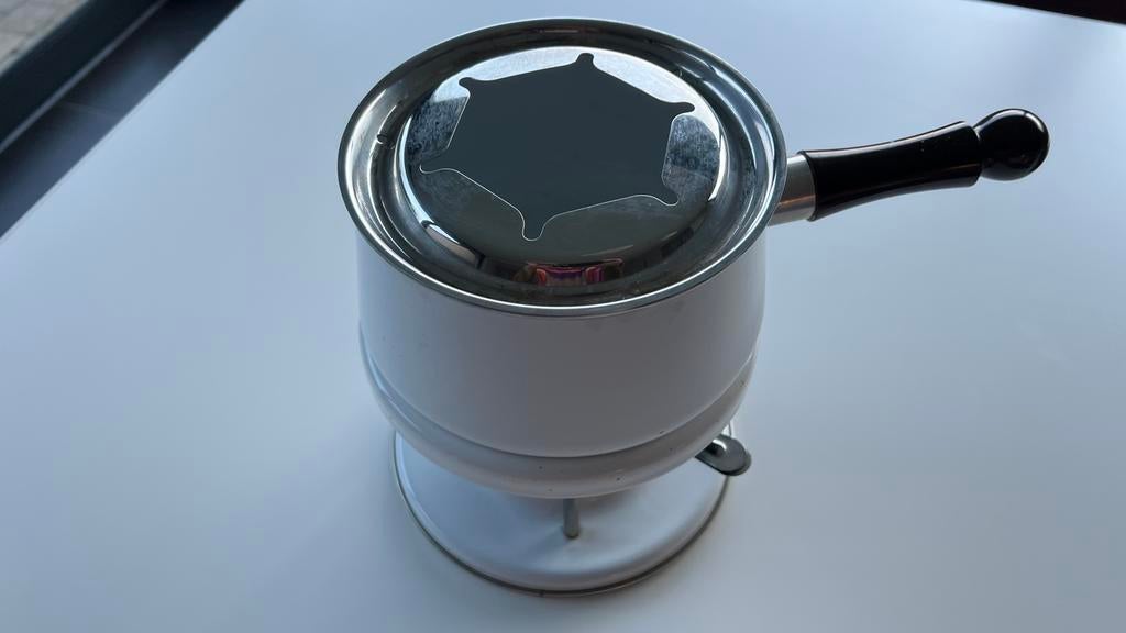 Fonduestel, Huis en Inrichting, Keuken | Potten en Pannen, Ophalen, Gebruikt, Gietijzer, Overige typen
