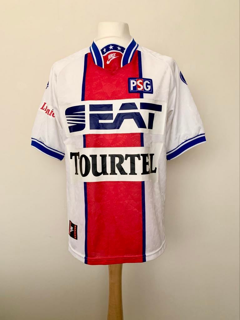 Paris Saint-Germain 1994-1995 Away Nike PSG football shirt, Taille M, Enlèvement ou Envoi, Utilisé, Maillot