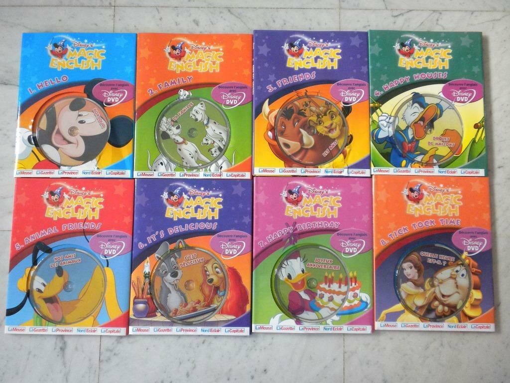 livres apprend l'anglais (avec DVD) Disney, Enlèvement, Comme neuf