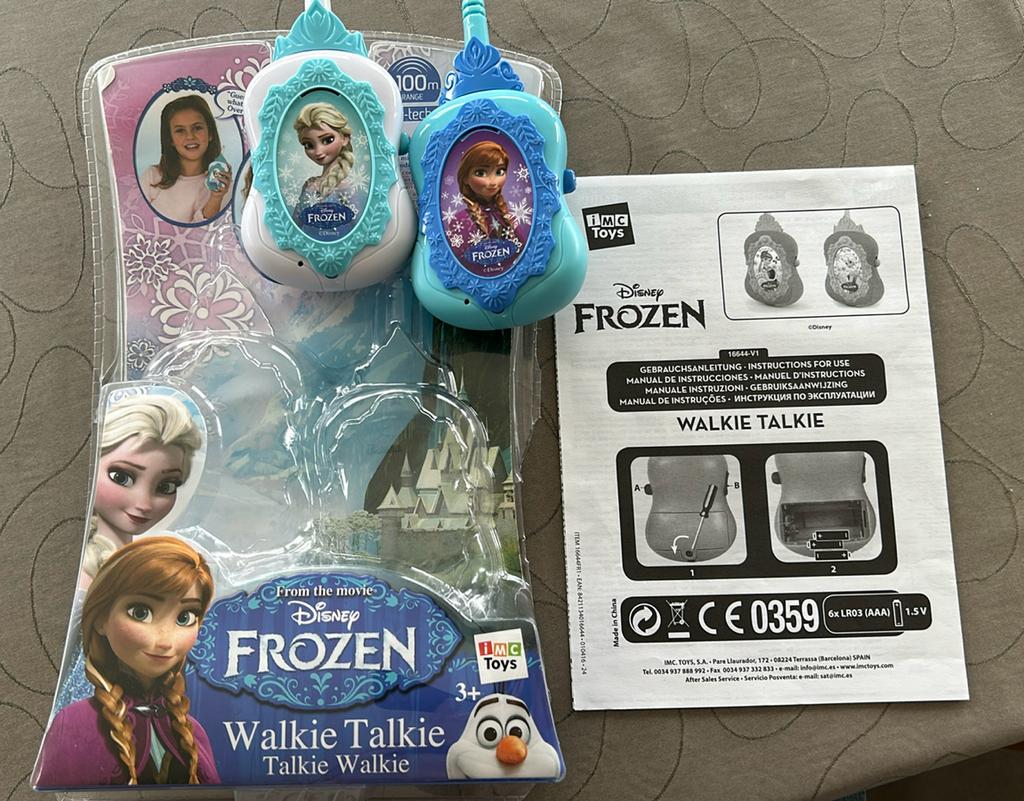 Walkie Talkie Frozen Disney, Kinderen en Baby's, Ophalen of Verzenden, Zo goed als nieuw