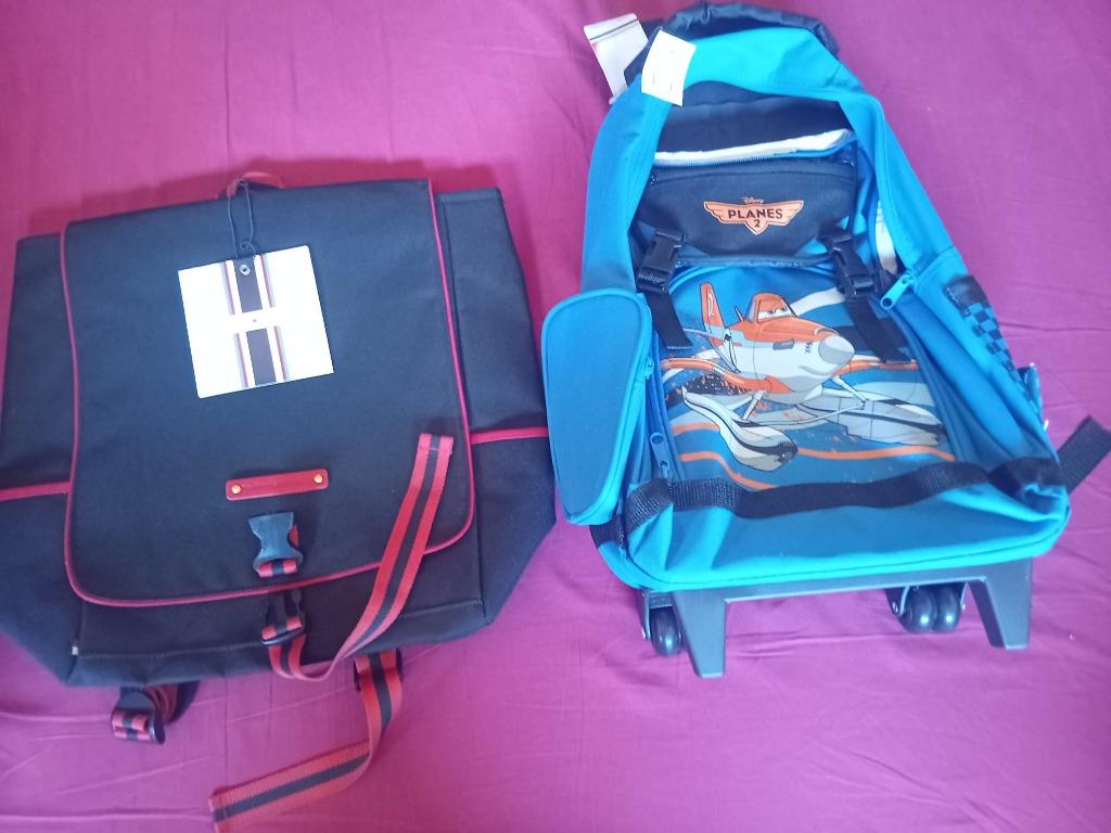 2 Nieuwe  kinder school Trolley  Planes 2 en rugzak Tomy, Handtassen en Accessoires, Ophalen, Nieuw, Rugtas