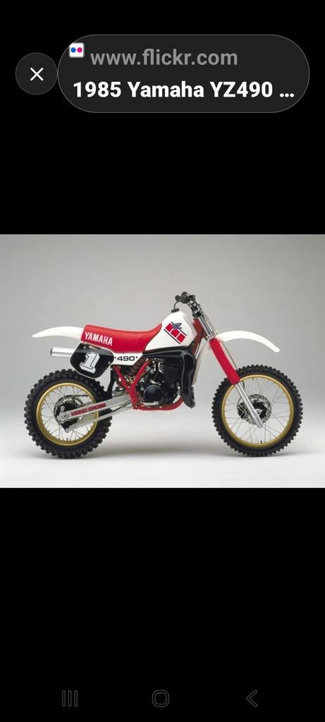 Yamaha yz 490, Enlèvement ou Envoi