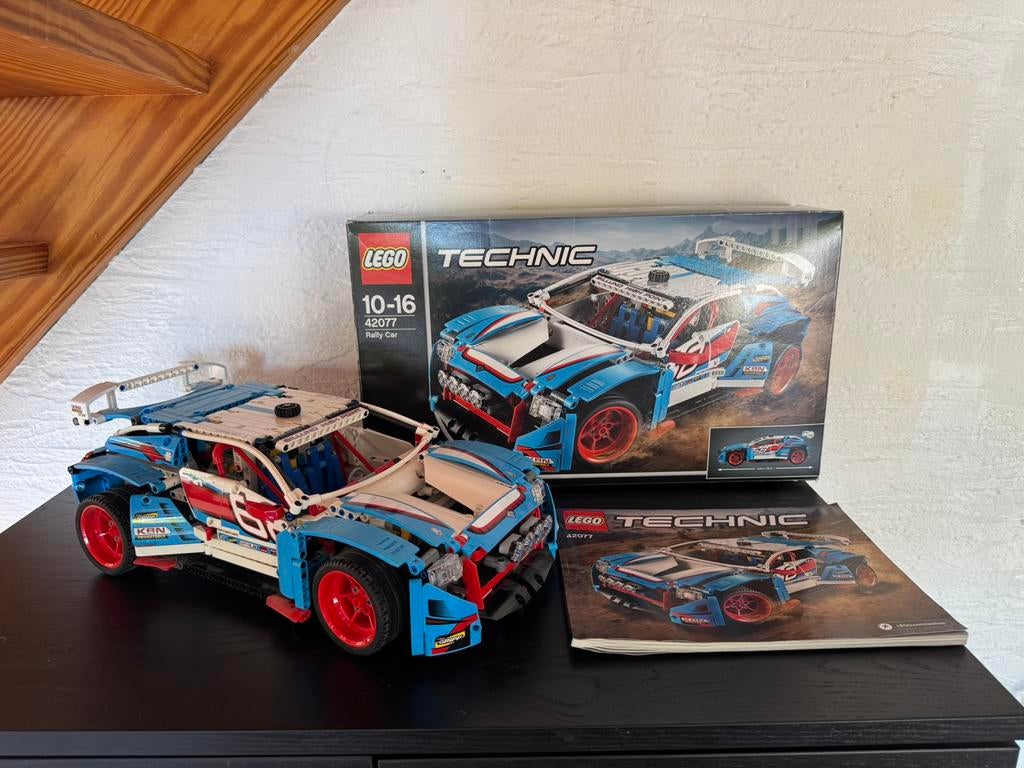 Lego technic 42077, Ophalen, Zo goed als nieuw, Lego