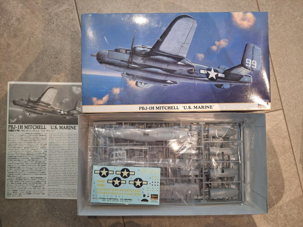 Hasegawa PBJ-1H Mitchell 'U.S. Marine', Hobby & Loisirs créatifs, Modélisme | Avions & Hélicoptères, Enlèvement, Hasegawa