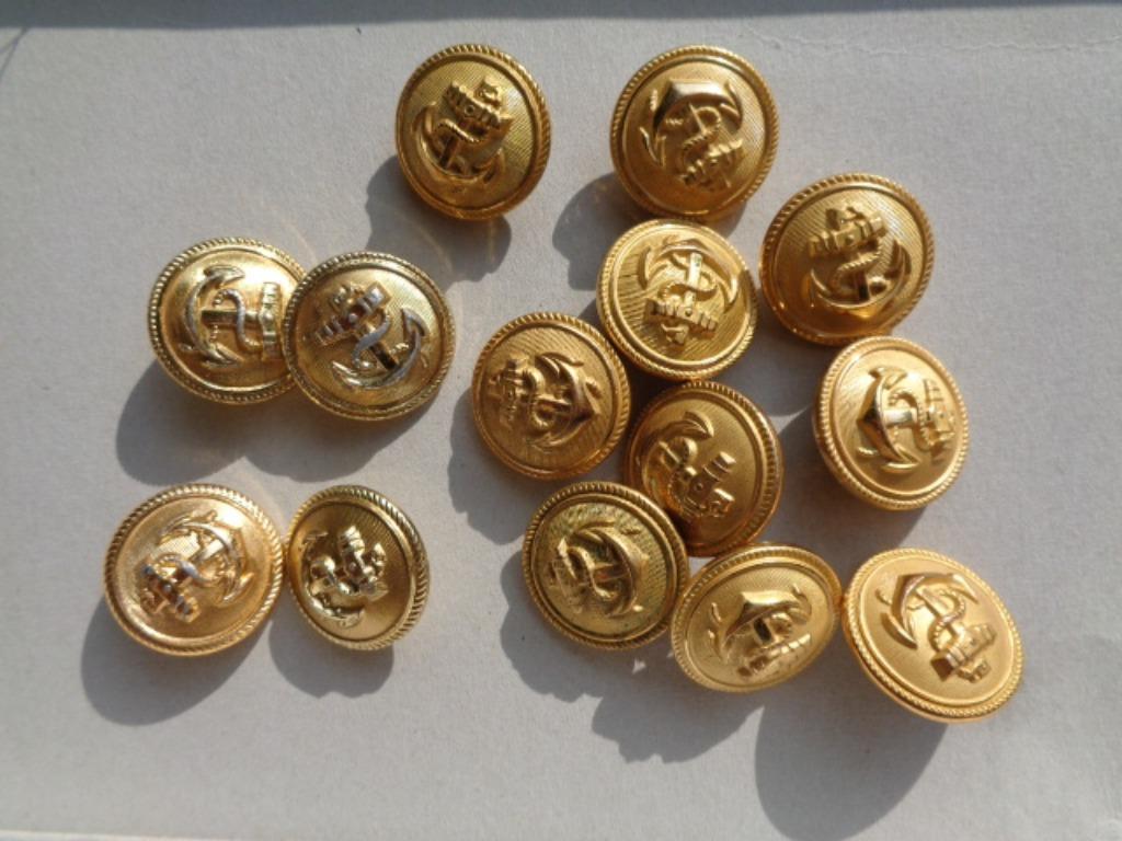 WO 2 Kriegsmarine knopen van 25 mm, aan 2,50 € / stuk, Enlèvement ou Envoi, Marine, Autres types