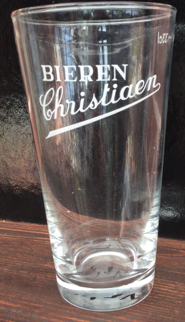 Bier brouwerij glas Christiaen Bieren 33cl Koekelare, Verzamelen, Ophalen of Verzenden, Zo goed als nieuw