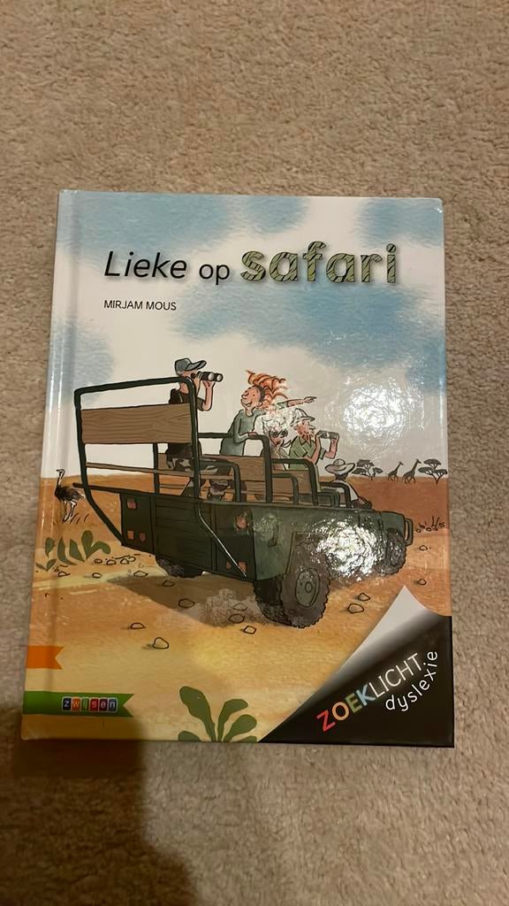 Mirjam Mous - Lieke op safari, Ophalen, Mirjam Mous, Zo goed als nieuw