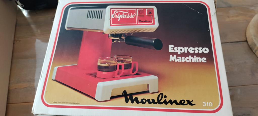 Vintage moulinex espresso apparaat, Electroménager, Enlèvement, Neuf, Machine à espresso