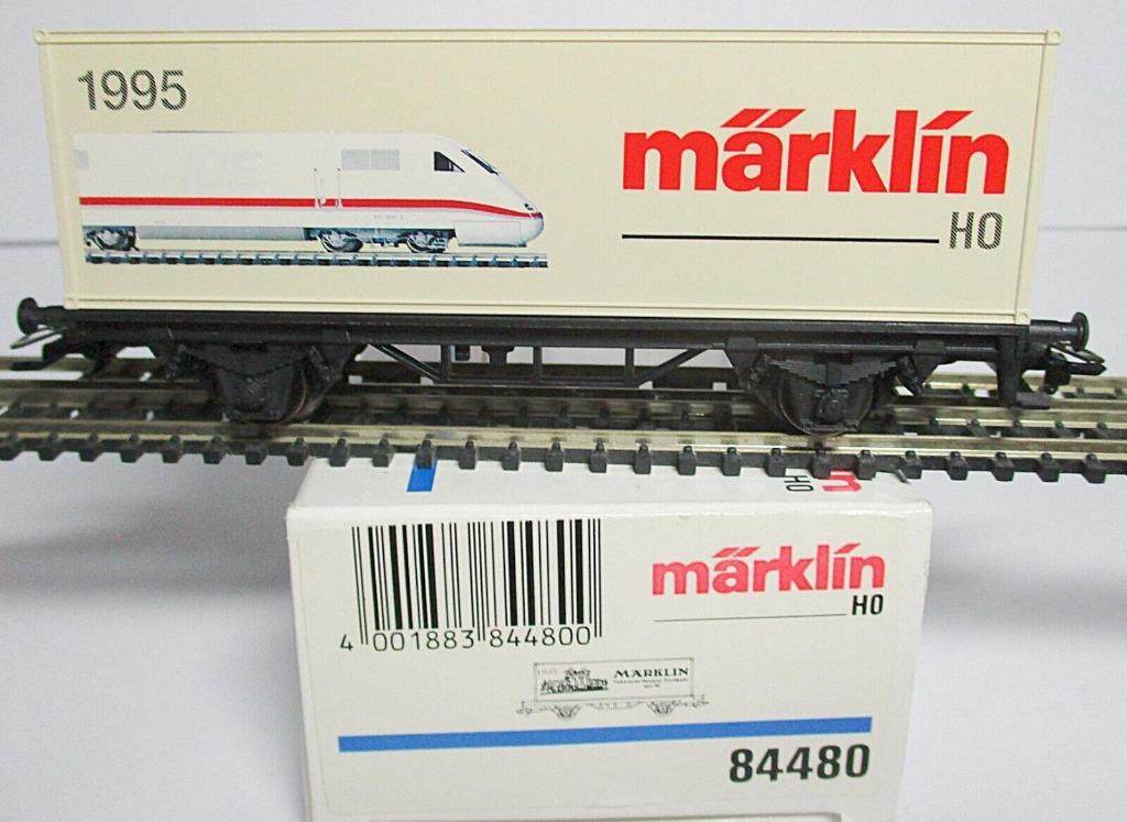 Marklin 84480 containerwagen, Hobby en Vrije tijd, Wisselstroom, Verzenden, Märklin, Nieuw