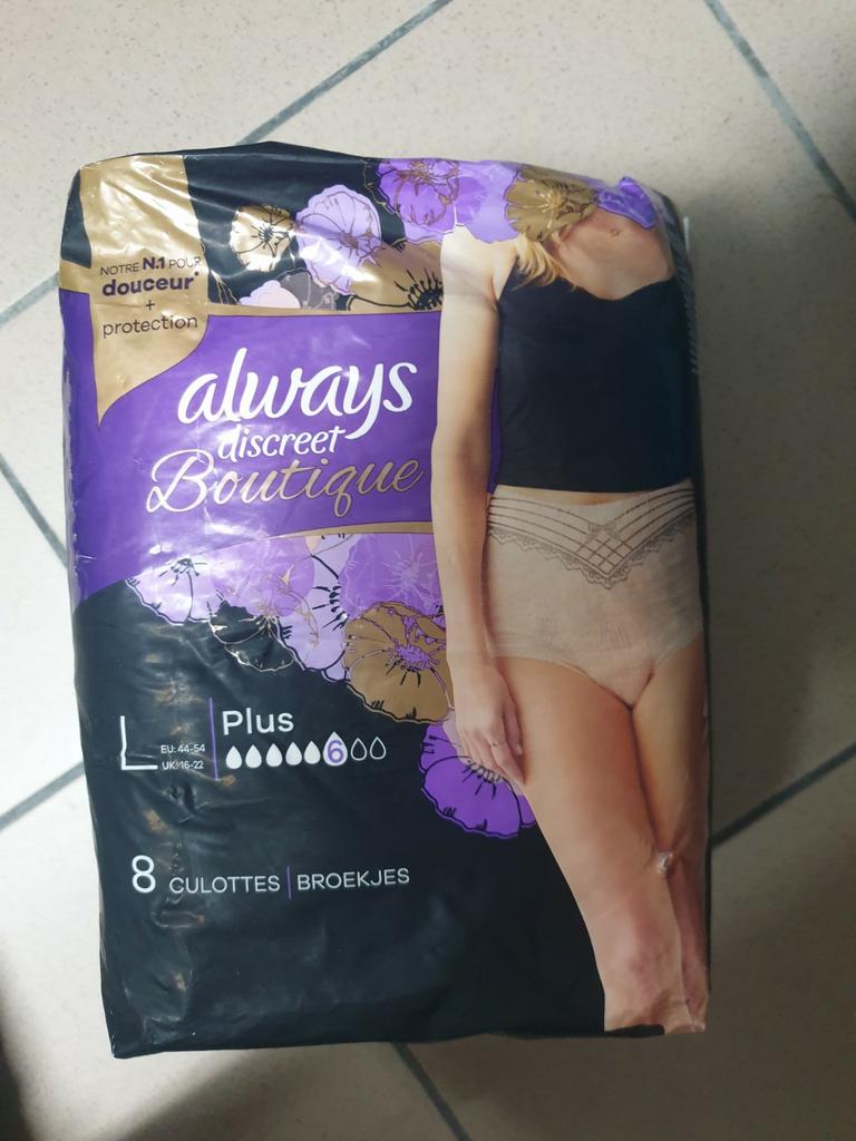 9 Always Discreet Taille L, Enlèvement ou Envoi, Neuf