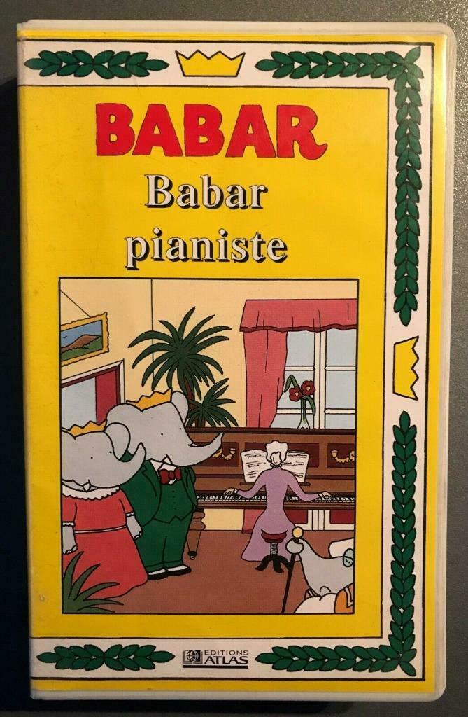 VHS "Babar : Babar pianiste". -, Gebruikt, Tekenfilm, Alle leeftijden, Ophalen of Verzenden