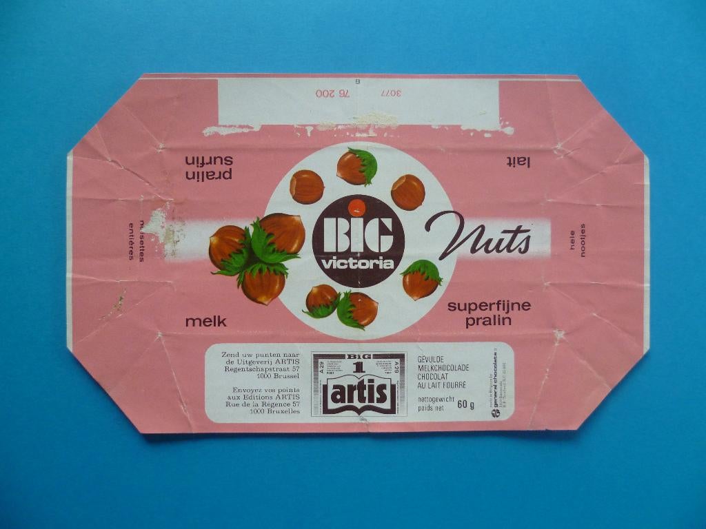 Chocolade Victoria chocolat emballage omslagen  Artis punt, Enlèvement ou Envoi, Utilisé, Emballage