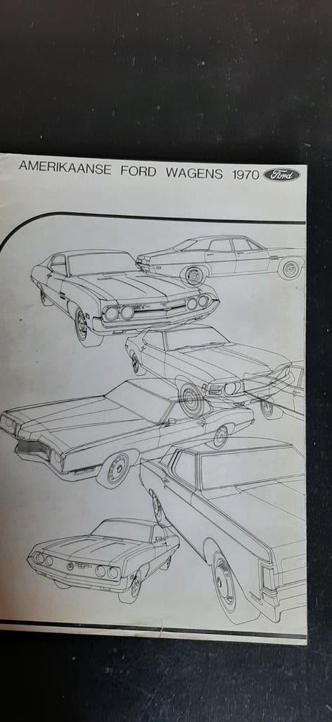 Folder Ford Amerika  1970., Ophalen of Verzenden, Zo goed als nieuw, Ford