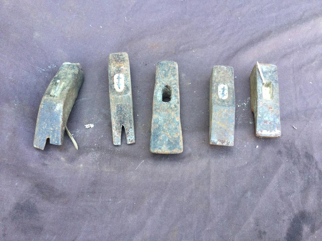 5 Hamers zonder steel, Antiek en Kunst, Antiek | Gereedschap en Instrumenten, Ophalen of Verzenden
