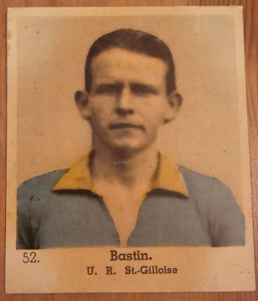 Lecocq des années 1930 (pré panini) 52. Bastin-Union Saint-G, Hobby & Loisirs créatifs, Autocollants & Images, Utilisé, Autocollant