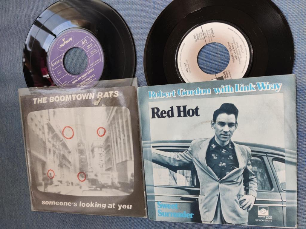 Boomtown rats (someone) + robert gordon and link wray (red h, Ophalen of Verzenden, Single