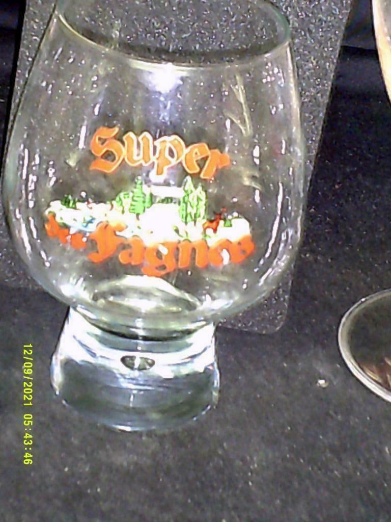 Bierglas.Super Des Fagnes.D 144, Collections, Marques de bière, Enlèvement ou Envoi, Comme neuf, Verre ou Verres, Autres marques