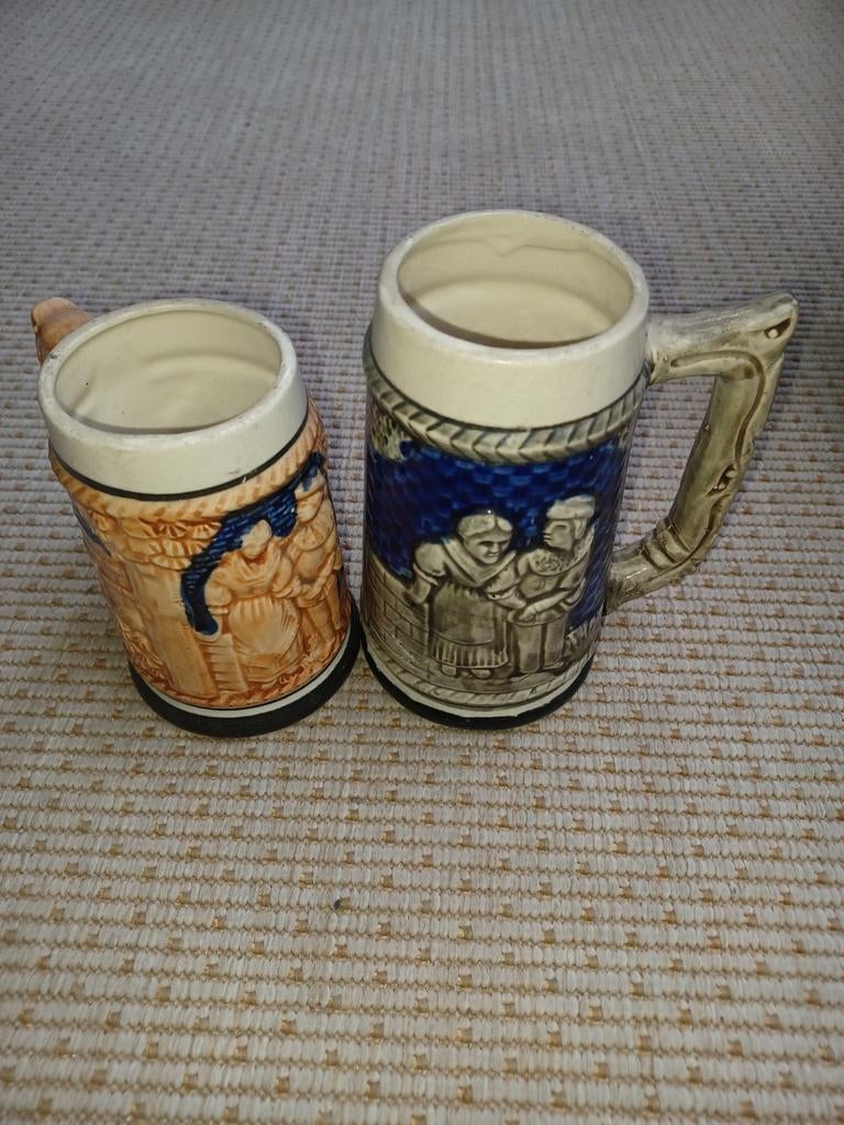 Vintage Bier kruiken, Antiek en Kunst, Ophalen
