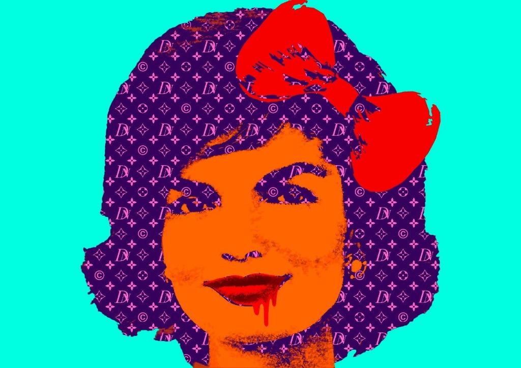 Death NY seriegrafie 'Jackie' (Kennedy) signed and numbered, Envoi
