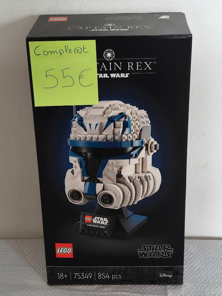 Lego Star Wars 75349 Captain Rex-helm, Ophalen of Verzenden, Gebruikt, Lego