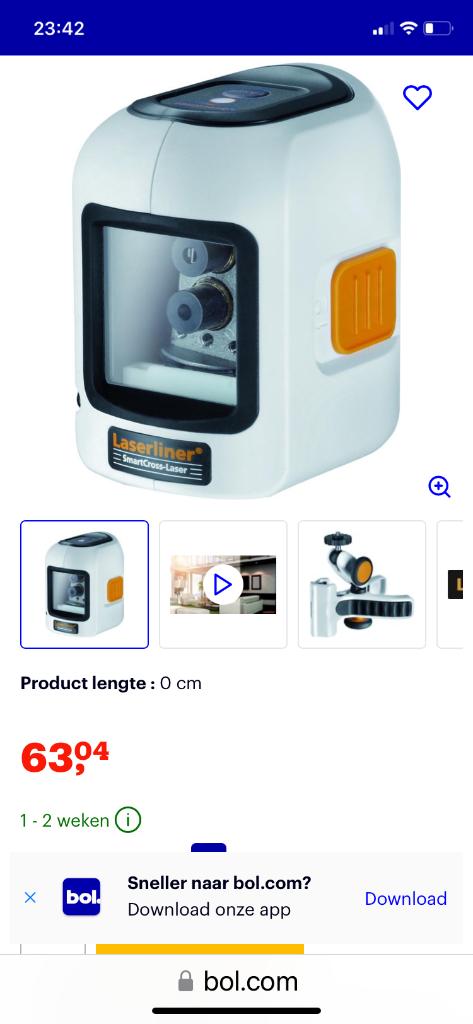 Laser, Bricolage & Construction, Enlèvement, Neuf, Autres appareils de mesure ou compteurs
