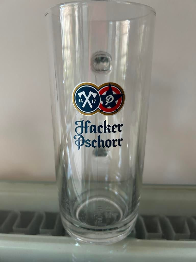 Verre à bière Hacker Pschorr 0,5 L, Enlèvement, Comme neuf