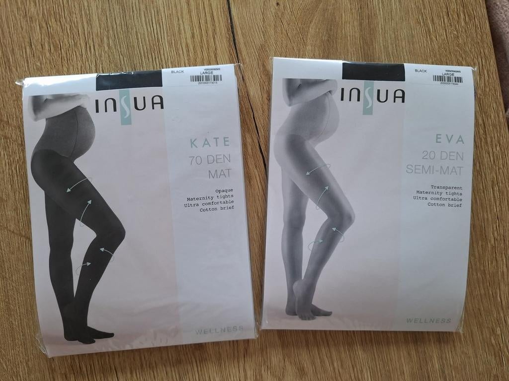 Insua zwangerschapspanty 2 stuks maat L (veritas), Kleding | Dames, Ophalen, Nieuw, Maat 44/46 (L), Panty