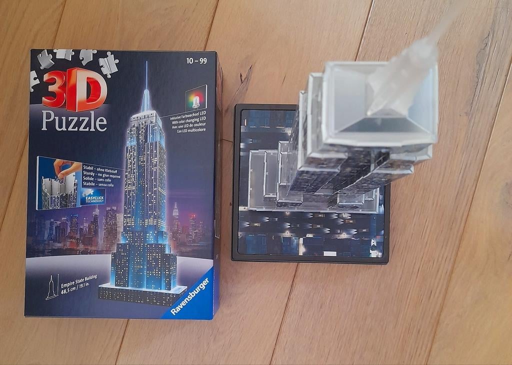 Puzzle 3D Paris avec lumières, Hobby & Loisirs créatifs, Enlèvement ou Envoi, Utilisé
