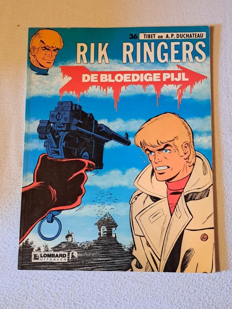 Rik ringers 36 - de bloedige pijl, Boeken, Stripverhalen, Ophalen of Verzenden