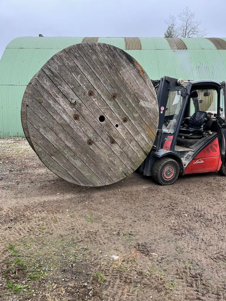Bobijn in hout te koop, Ophalen, Zo goed als nieuw, Hout