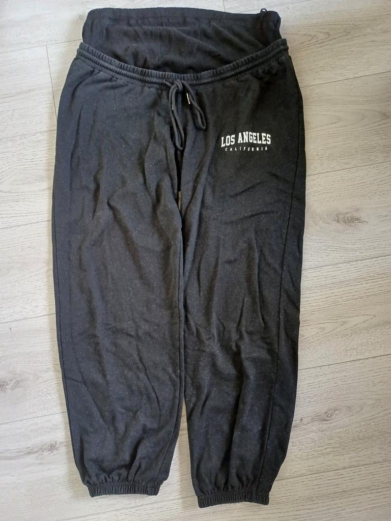 Shein zwangerschapsbroek training, Ophalen, Zwart, Maat 42/44 (L), Gedragen