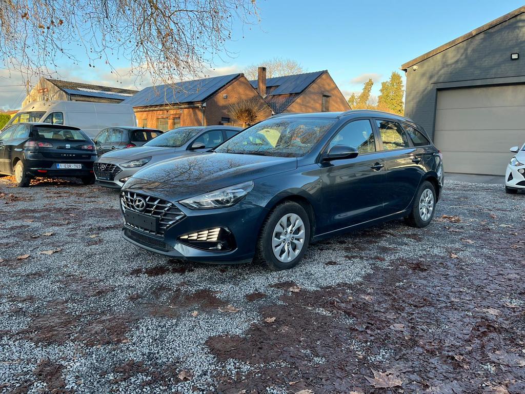 Hyundai i30 Sw automaat, Auto's, Stof, 1200 kg, Blauw, Bedrijf