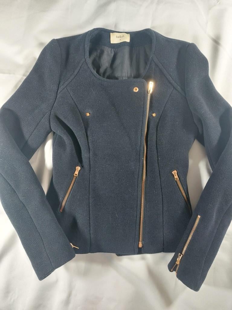Veste bleu marine de la marque Ba&Sh, Vêtements | Femmes, Enlèvement ou Envoi, Comme neuf, Ba&sh, Taille 34 (XS) ou plus petite