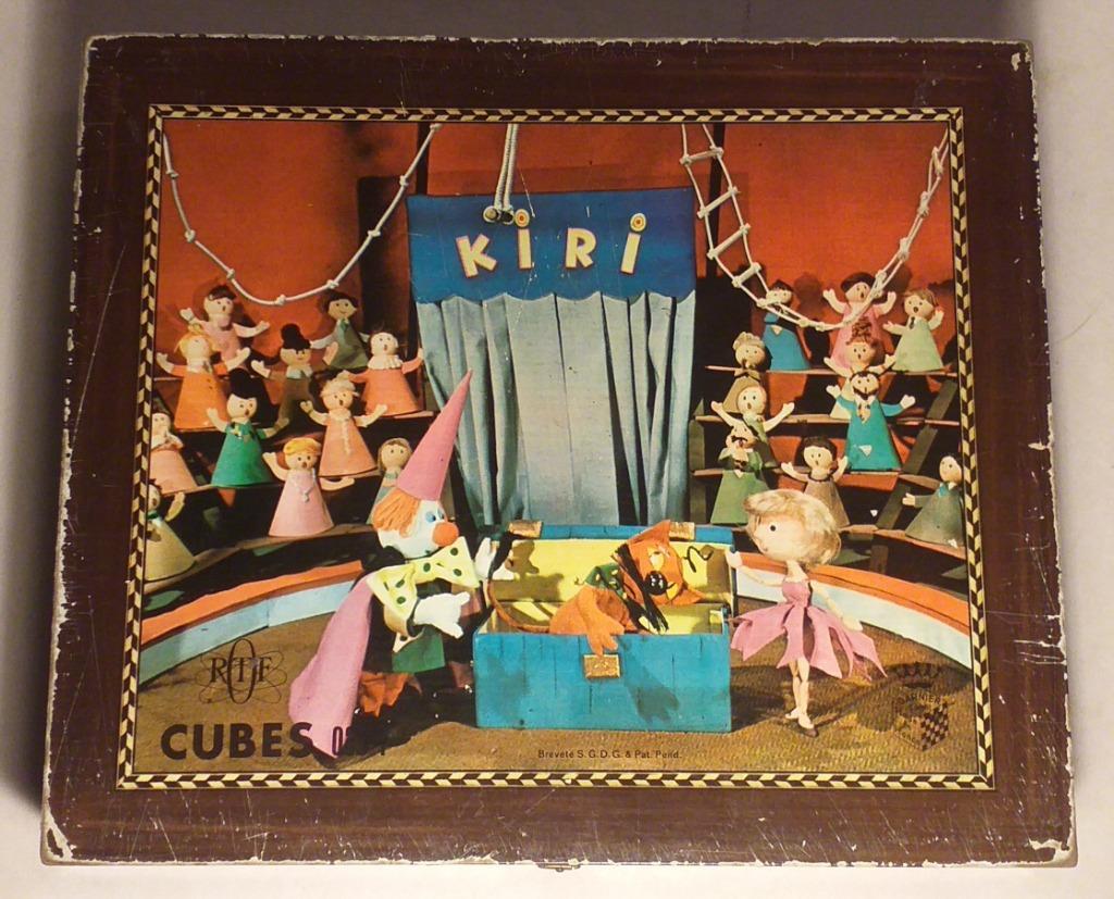 Oude blokkendoos - ORTF, Kiri de clown, Ophalen of Verzenden