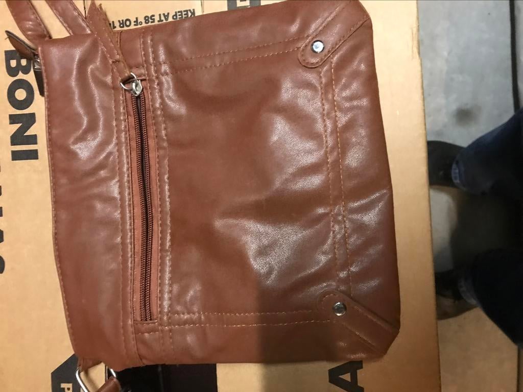 Handtas, Ophalen of Verzenden, Zo goed als nieuw, Bruin, Handtas