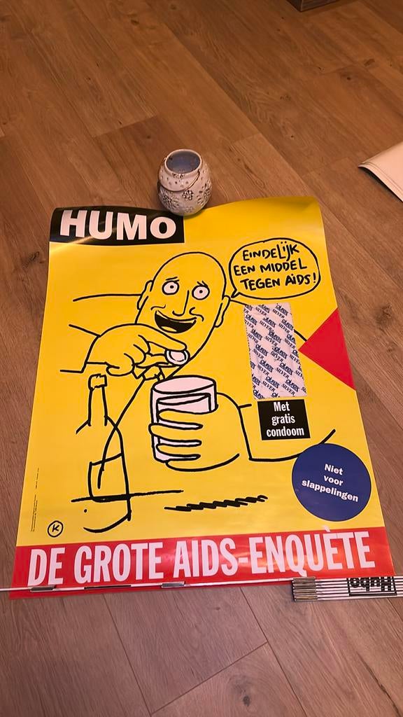 Kamagurka affiche Humo, Verzamelen, Ophalen of Verzenden, Zo goed als nieuw