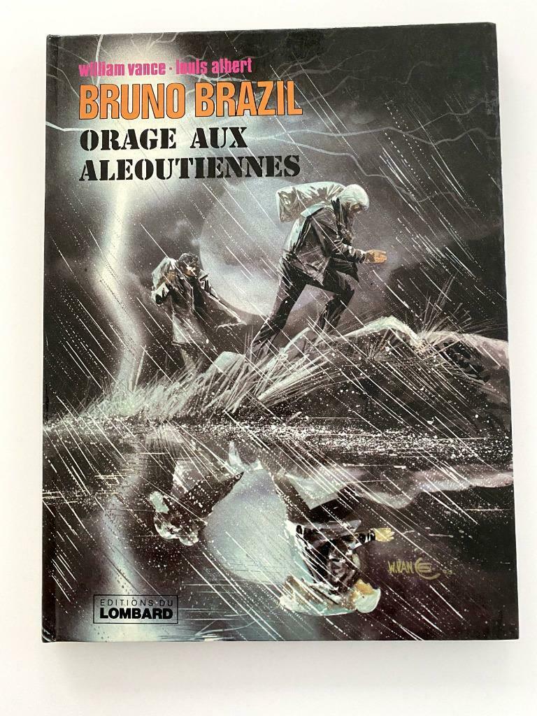 Bruno Brazil Orage aux Aléoutiennes EO 1976, Boeken, Stripverhalen, Gelezen, Vance, Eén stripboek, Ophalen of Verzenden
