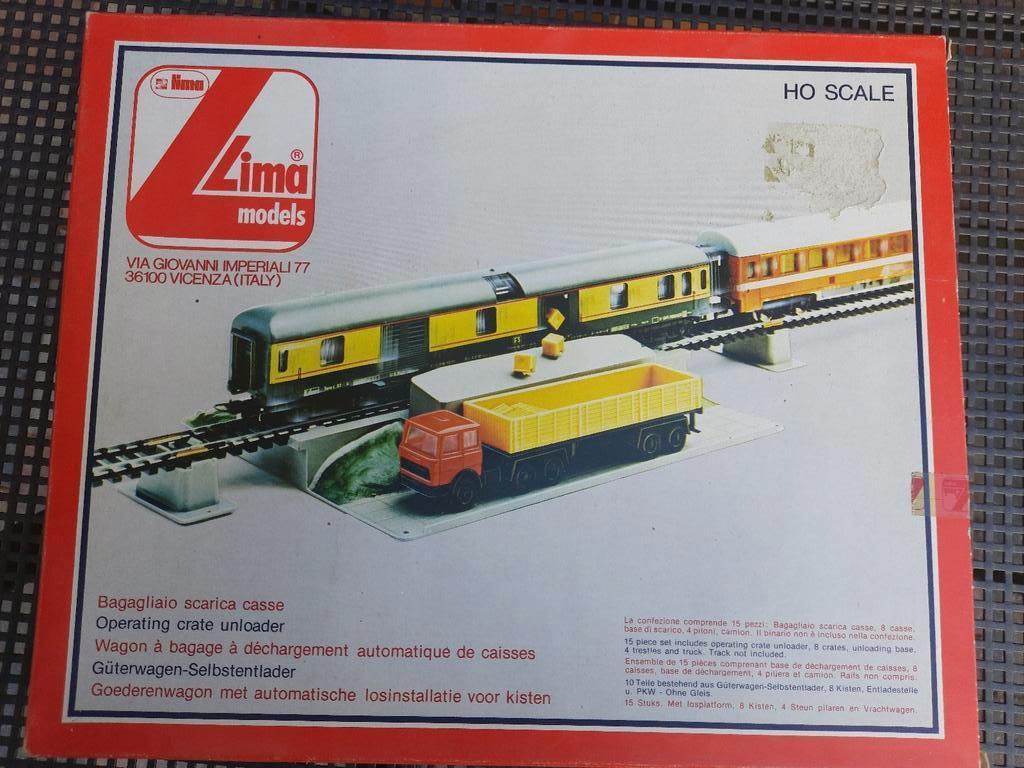 INSTALLATION DE DECHARGEMENT LIMA HO-SET et CAMION *NOUVEAU*, Neuf, Analogique, Enlèvement, Pont, Tunnel ou Bâtiment