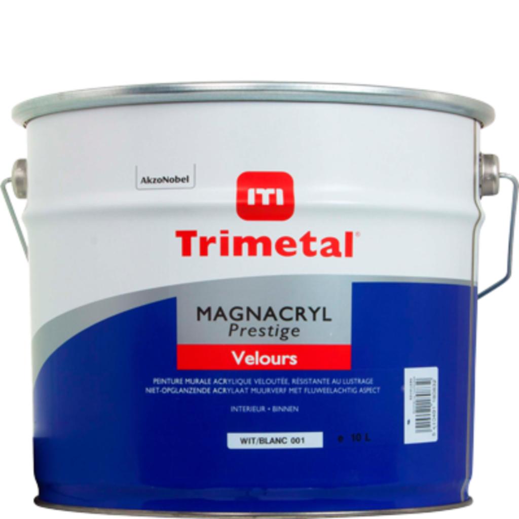 Trimetal peinture Magnacryl prestige velours, Ophalen, Wit, Nieuw, Verf