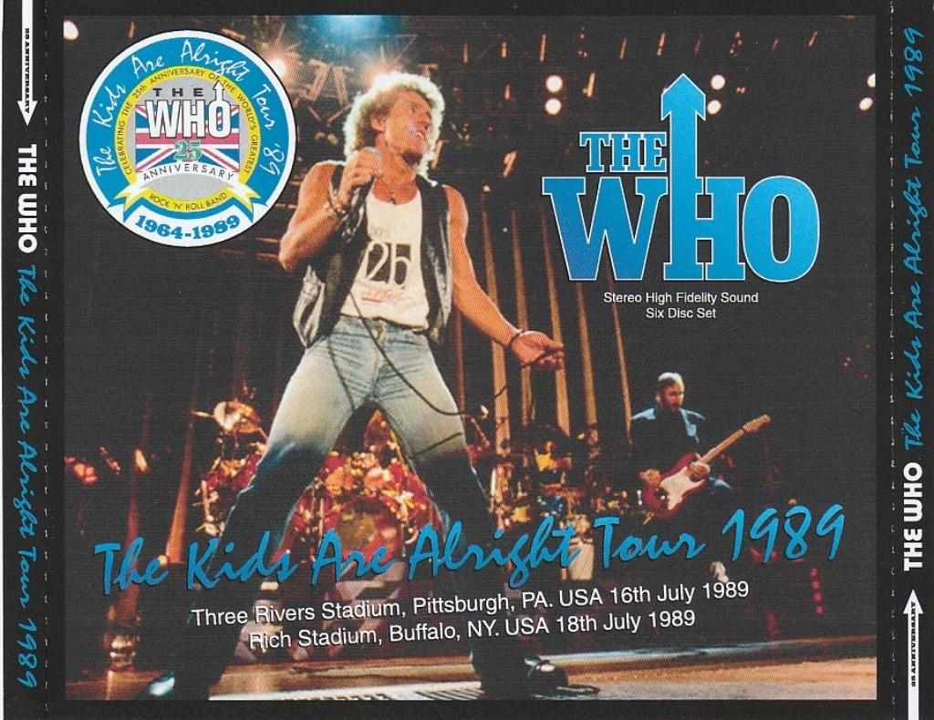 6 CD's + DVD  - The WHO - Live US Tour 1989, CD & DVD, CD | Rock, Neuf, dans son emballage, Pop rock, Envoi