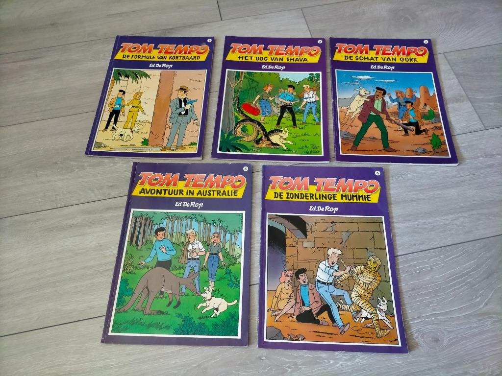 Tom Tempo, Boeken, Meerdere stripboeken, Ophalen of Verzenden, Gelezen