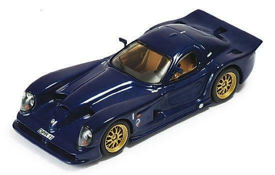 1:43 Ixo junior Panoz Esperante GTR-1 blauw, Ophalen of Verzenden, Zo goed als nieuw, Auto