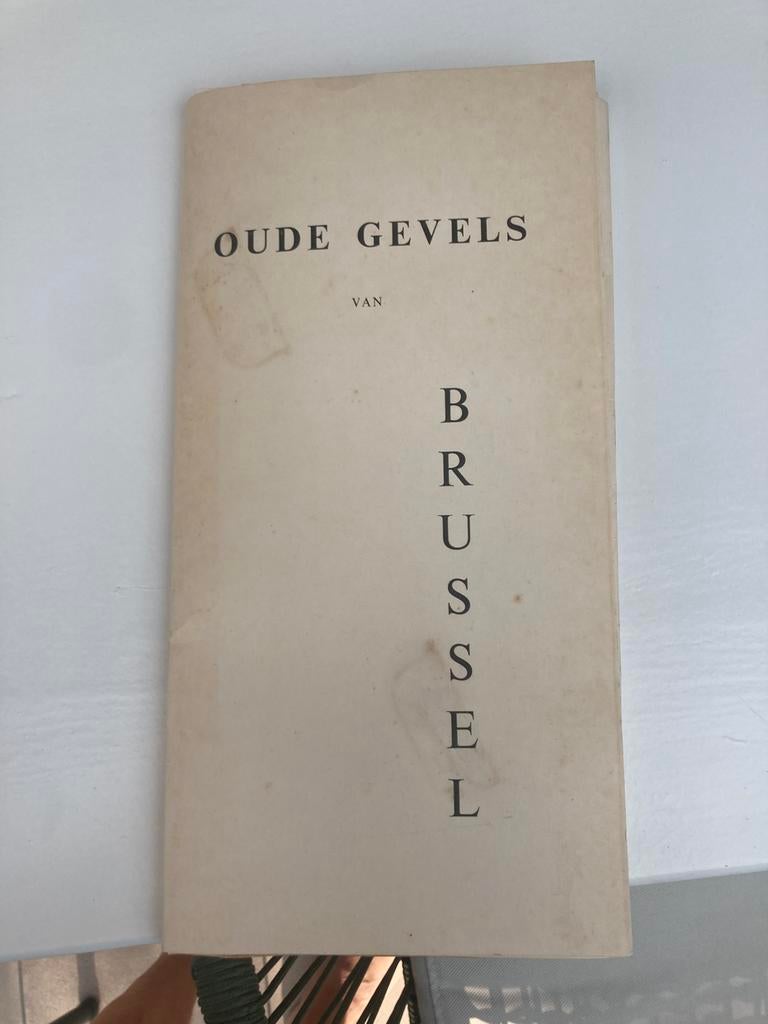 Brochure Oude Gevels Brussel, Boeken, Ophalen, Zo goed als nieuw