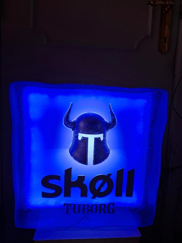 Enseigne lumineuse Skoll beer vodka, Enlèvement ou Envoi, Neuf, Table lumineuse ou lampe (néon)