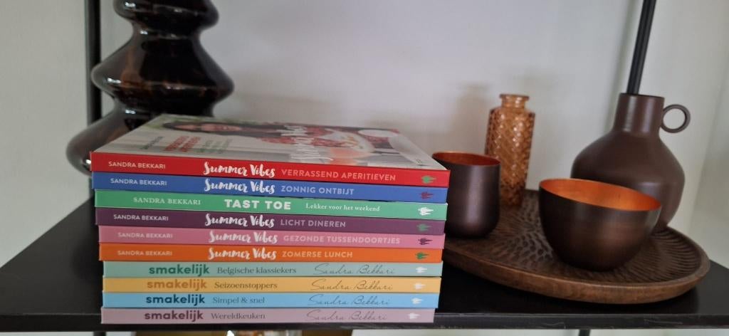 Sandra Bekkari 10 boeken, Ophalen of Verzenden, Zo goed als nieuw, Gezond koken