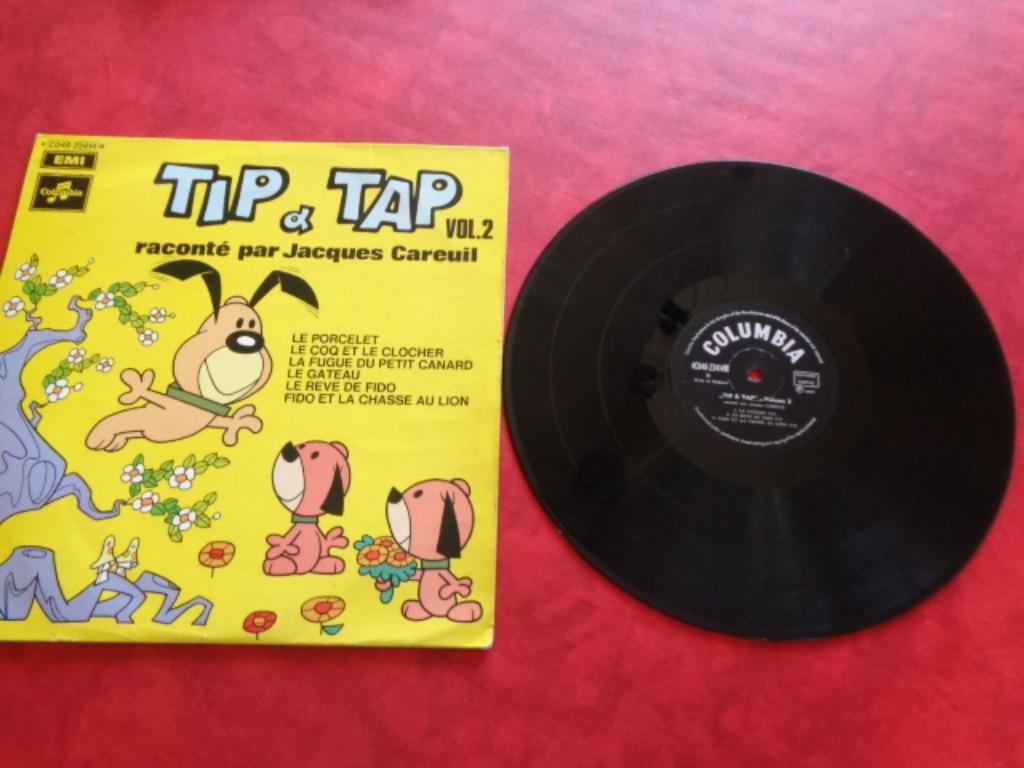 Vinyle pour enfants. "Tip & Tap". Vintage 1972, Enlèvement ou Envoi, Utilisé, Autres types