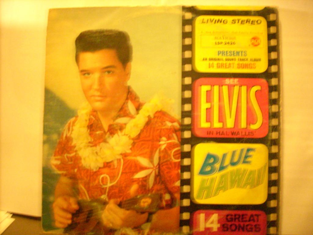 LP Elvis Presley Blue Hawaii uit 1961, Ophalen, Gebruikt, 12 inch, Poprock