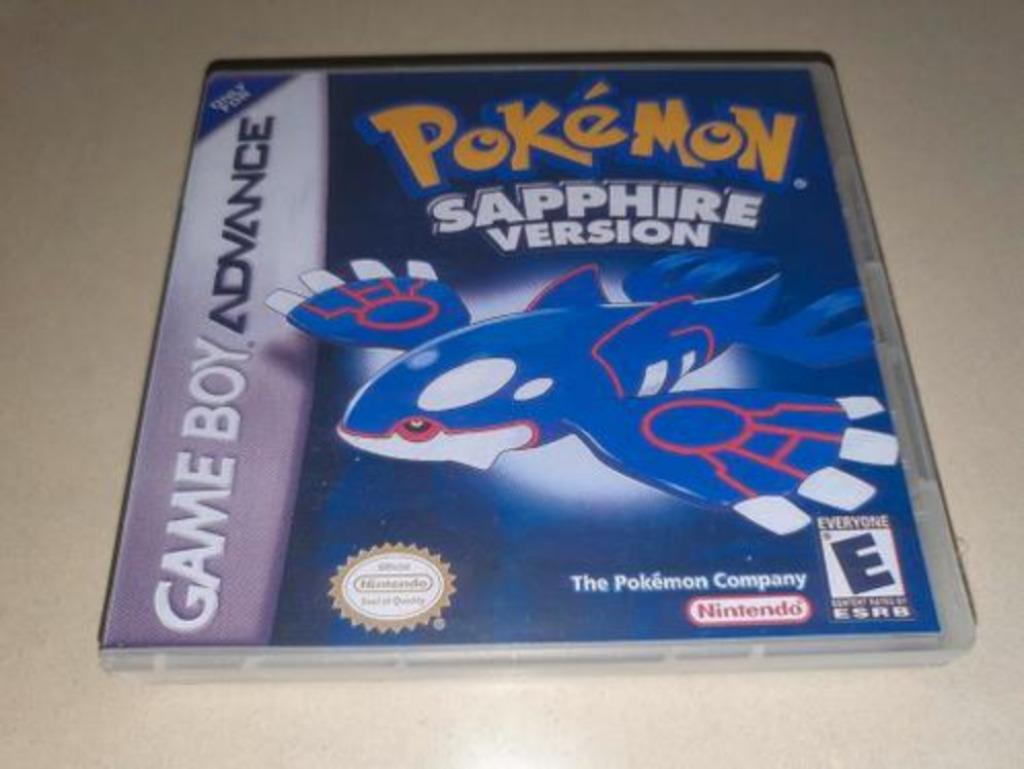 Pokemon Sapphire Version Game Boy Advance GBA Game Case, Games en Spelcomputers, Games | Nintendo Game Boy, Verzenden, Zo goed als nieuw