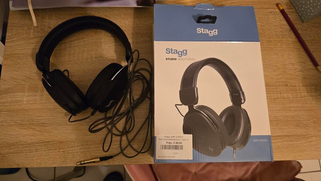 Casque de studio Stagg SHP-5000H, livré dans une boîte, Enlèvement ou Envoi, Comme neuf